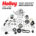 2003 - 2008 5.7L Non-VVT HEMI Mid-Mount Complete Accessory System (Cast) (SFI Certified Damper Style) by Holley