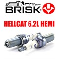 Hellcat 6.2L HEMI Spark Plugs ER10S by Brisk Racing - 16 Plug Package