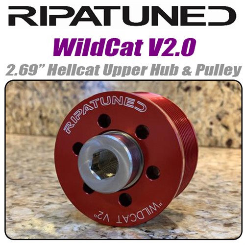 2.69 Inch Hellcat Supercharger Upper Pulley and Hub by Ripatuned