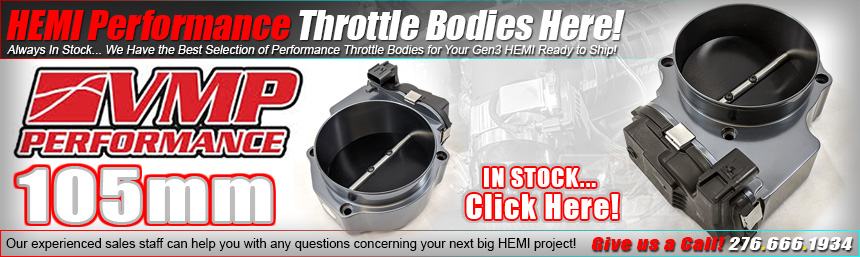 HEMI 105mm Throttle Body by VMP at ModernMuscleXtreme.com!