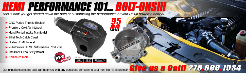 HEMI Performance Bolt-On Parts by Modern Muscle Performance / ModernMuscleXtreme.com
