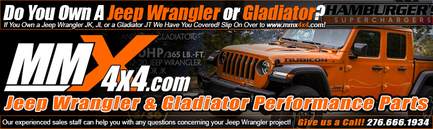 Jeep Wrangler and Gladiator Performance Parts at MMX4x4.com!