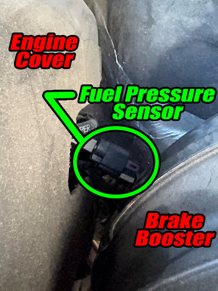 Dodge RAM Truck OEM Fuel Line Pressure Sensor and Location