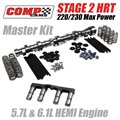 Comp Cams 5.7L 6.1L HEMI Camshaft Stage 2 HRT 220-230 Max Power Master Kit