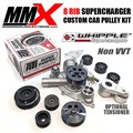HEMI Supercharger 8 Rib Pulley Kit for Whipple Superchargers by MMX - Non VVT