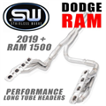2019 + RAM 1500 5.7L HEMI Long Tube Header Kit by Stainless Works