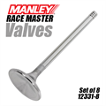 Manley Race Master Exhaust Valves (Set of 8) 12331-8 by Manley Racing