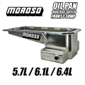 6.4L, 6.1L, 5.7L Gen 3 HEMI Performance Front T-Sump Oil Pan Road Race Baffled by Moroso