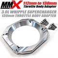 3.0L Whipple Supercharger 112mm to 130mm Throttle Body Adapter