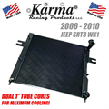 2006 - 2010 Jeep SRT8 WK1 Dual Core Radiator - Black Ice Finish by Karma Racing Products