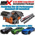 2009+ Challenger Charger and 300c 6.4 NA Cam Installed Long Block In House Install Package by MMX