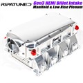 Billet Gen 3 Hemi Low Rise Plenum and Intake Manifold by Ripatuned