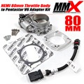 HEMI 80mm Throttle Body to Pentastar V6 Intake Adapter Kit by MMX