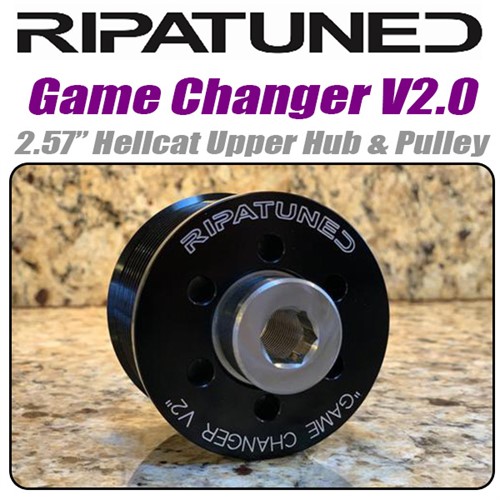 2.57 Inch Hellcat Supercharger Upper Pulley and Hub by Ripatuned