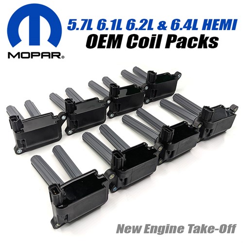 Ignition Coil For Dodge Charger, Durango, Ram 1500 Truck (5.7L, 6.1L, 6.4L) - Direct Fit UF504 Replacement