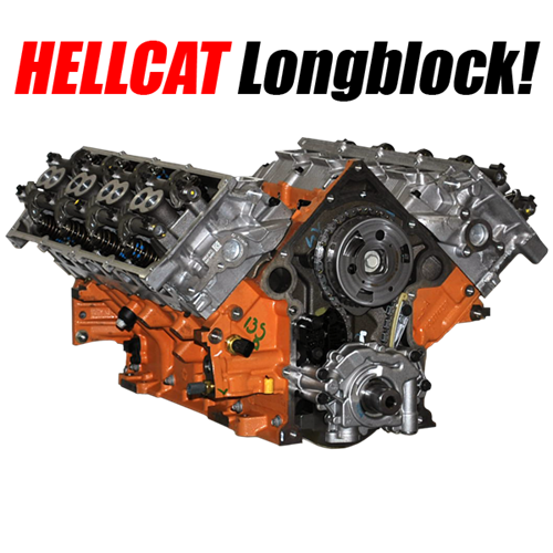 Hellcat 6.2L HEMI Longblock VVT 5.7L and 6.4L HEMI Conversion