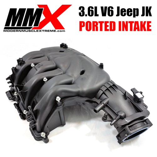  V6 Jeep JK Pentastar Ported Intake by MMX - Upper and Lower 68141333AC