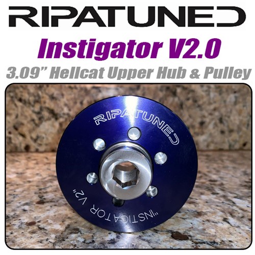 3.09 Inch Hellcat Supercharger Upper Pulley and Hub by Ripatuned