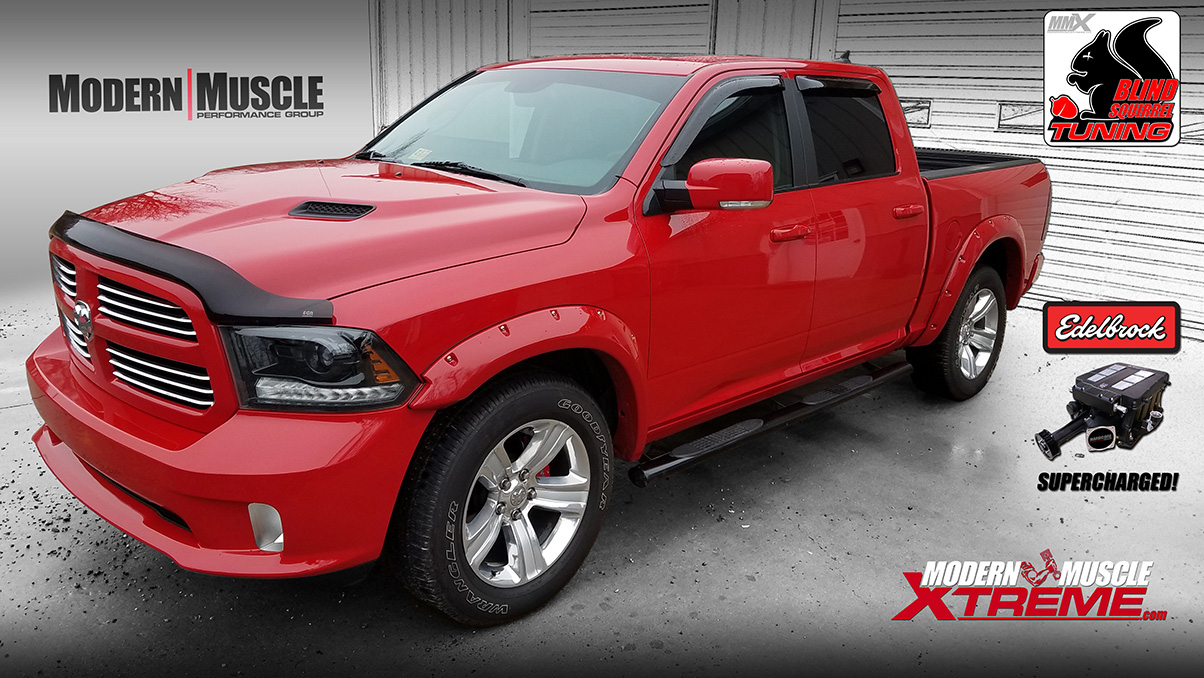 2015 HEMI Powered RAM Truck Edelbrock Supercharged Build by Modern Muscle Performance