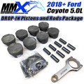 2018-2022 Ford Coyote 5.0L Forged Drop-In Pistons and Rods Package by MMX