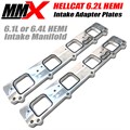 6.1L 6.4L HEMI Intake Manifold Adapter to Hellcat HEMI Heads 