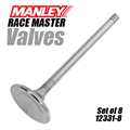 Manley 6.2/6.4L HEMI Race Master Exhaust Valves (Set of 8) 12331-8 by Manley Racing