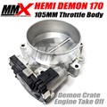 HEMI 105mm Demon 170 Throttle Body and Adapter 