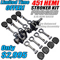 451 HEMI Stroker Kit - Limited Time Offer 6.4L Based by MMX