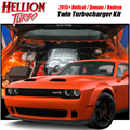 2015+ Challenger Hellcat / Demon / Redeye Compound Twin Turbo Kit by Hellion Turbo