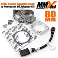 2018-2023 Jeep Wrangler JL HEMI 80mm Throttle Body Adapter to Pentastar V6 Intake Manifold Kit by MMX4x4