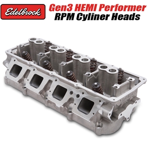 Edelbrock Performer RPM HEMi Heads Featuring MMX Proprietary CNC Porting and Assembly