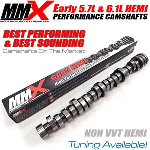 Early 5.7L 6.1L HEMI Non-VVT Performance Camshaft Kits by MMX