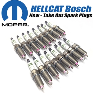 Hellcat 6.2L HEMI Bosch Spark Plugs - New Take-Off - by MOPAR