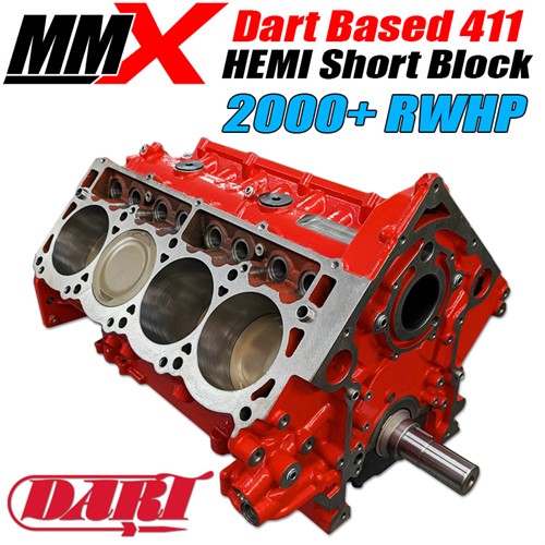 411 HEMI Dart Based Short Block - 2000Hp Capable - by MMX