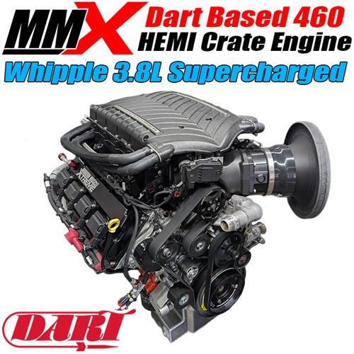Hemi様 460CI 3.8 Whipple Supercharged HEMI Crate Engine by MMX