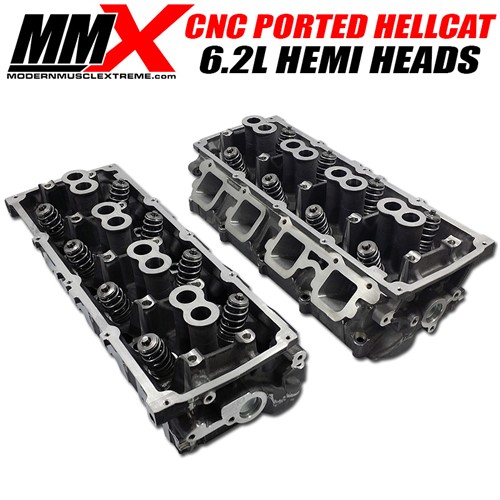 MMX Modern Muscle Xtreme - Hellcat 6.2L HEMI CNC Ported Heads by