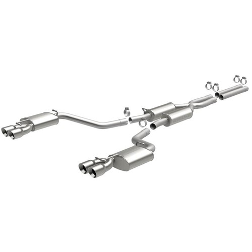 HEMI 09-14 Challenger 3in SS Competition Cat Back Quad Round Tips by MagnaFlow