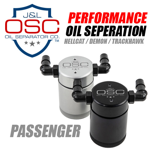 Dodge Demon Catchcan 3.0 Passenger Side by J&L Oil Separator Company