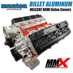 Hellcat HEMI Billet Aluminum Valve Covers by MMX / Manton