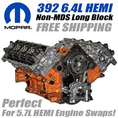 6.4L HEMI Factory NEW NON MDS Long Block