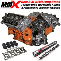 6.4L HEMI MMX Camshaft installed Forged Long Block
