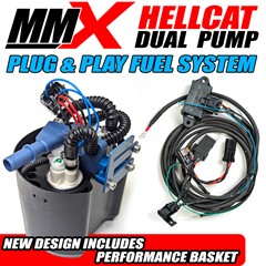 Hellcat Dual Pump Fuel Pump System - New Design Performance Plug and Play - by MMX