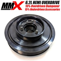 6.2L HEMI Hellcat Max Effort 15% Overdriven/Underdriven Balancer Dampener Combination by MMX