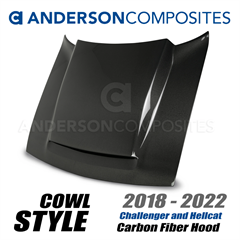 2008-2022 Dodge Challenger Demon Style Carbon Fiber Hood by Anderson Composites