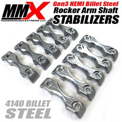 HEMI Rocker Arm Shaft Stabilizers - 4140 Premium Billet Steel by MMX