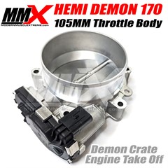 HEMI 105mm Demon 170 Throttle Body and Adapter