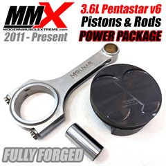 Challenger Charger 300c 3.6L V6 Pentastar Forged Piston and Rod Kit by MMX