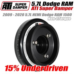 2009-2020 Dodge RAM 1500 5.7L HEMI Super Damper - 15 Percent Underdriven by ATI
