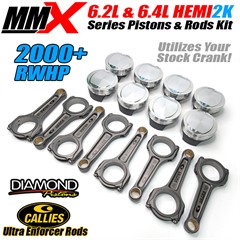 6.2L 6.4L HEMI 2k Series Piston and Rod Kit