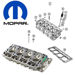 RED EYE CYLINDER HEAD - LH by MOPAR 53010853AD